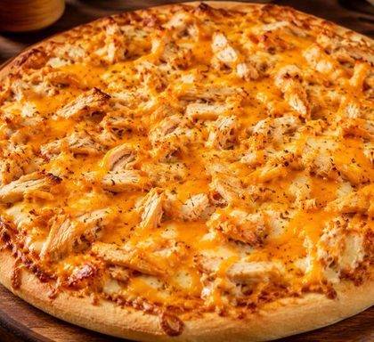 Pizza Frango com Cheddar Média